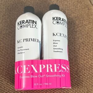 KC Express Blow Out Smoothing Kit - White and Pink